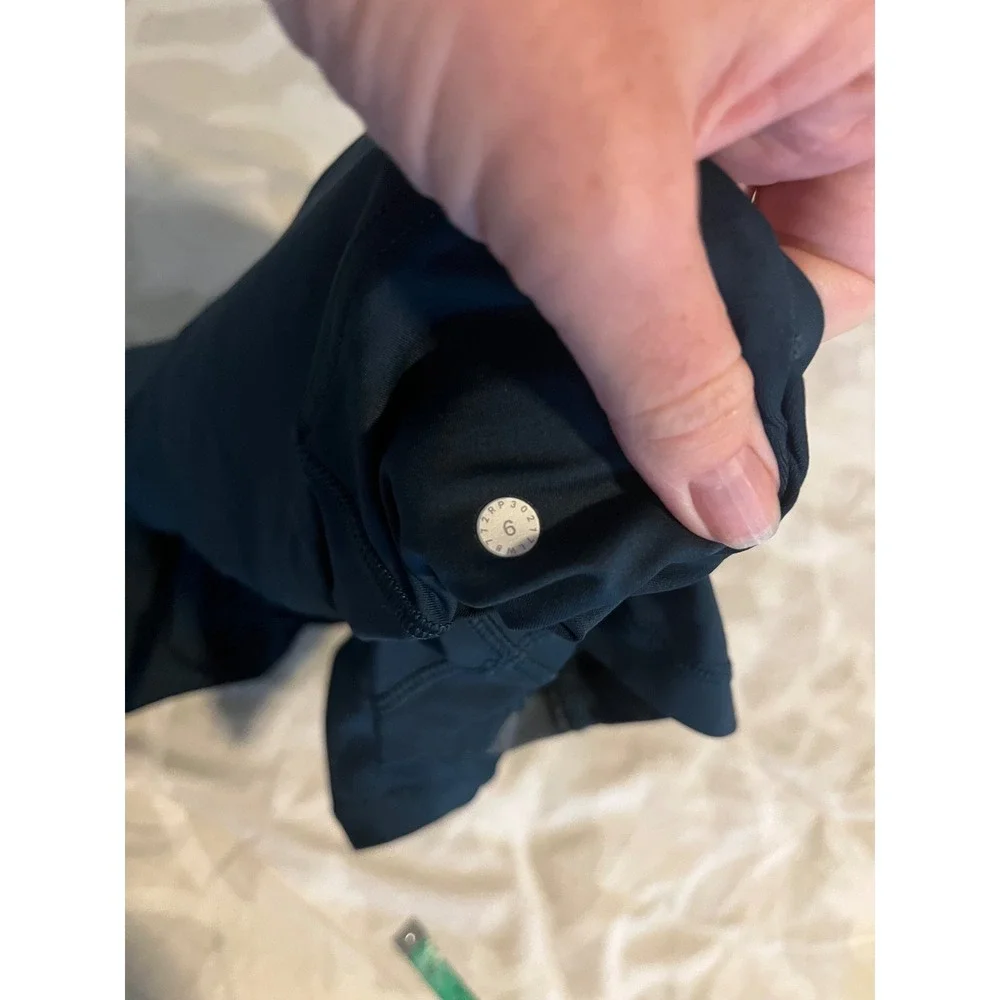 Lululemon lost in pace skirt skort dark teal (submarine) size 6